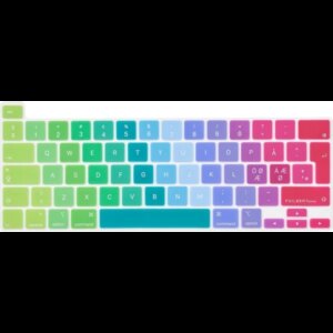 Philbert Tastaturcover til MacBook 13"/13" Pro & 16" (2022 Nordic) - Regnbue