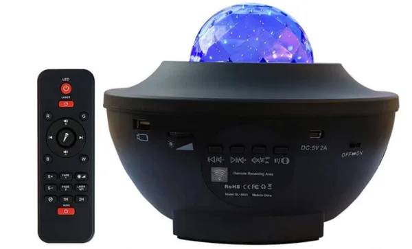 Stjernehimmel projektor - med Bluetooth