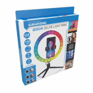 Grundig selfie ring light med 152 LED
