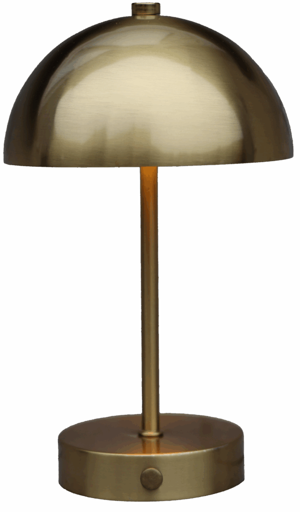 LED bordlampe m. touch, messing