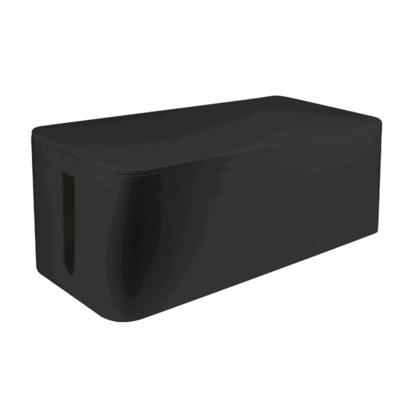 Kabelskjuler - 40,5 x 15,5 x 13,5 cm, sort (stor)