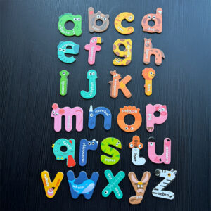 Magneter til børn - 24 bogstaver som små magneter