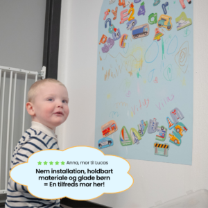 KidsBoard - Kreativ Magnettavle til børn - Himmelblå