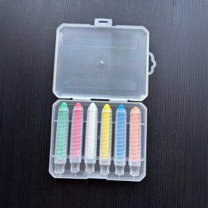 Vandopløselige farvekridt til børn (6 stk.)