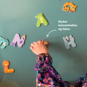 KidsBoard - Kreativ Magnettavle til børn - Nordisk Blågrøn