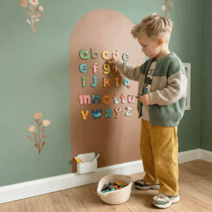 KidsBoard - Kreativ Magnettavle til børn - Pastel Pink