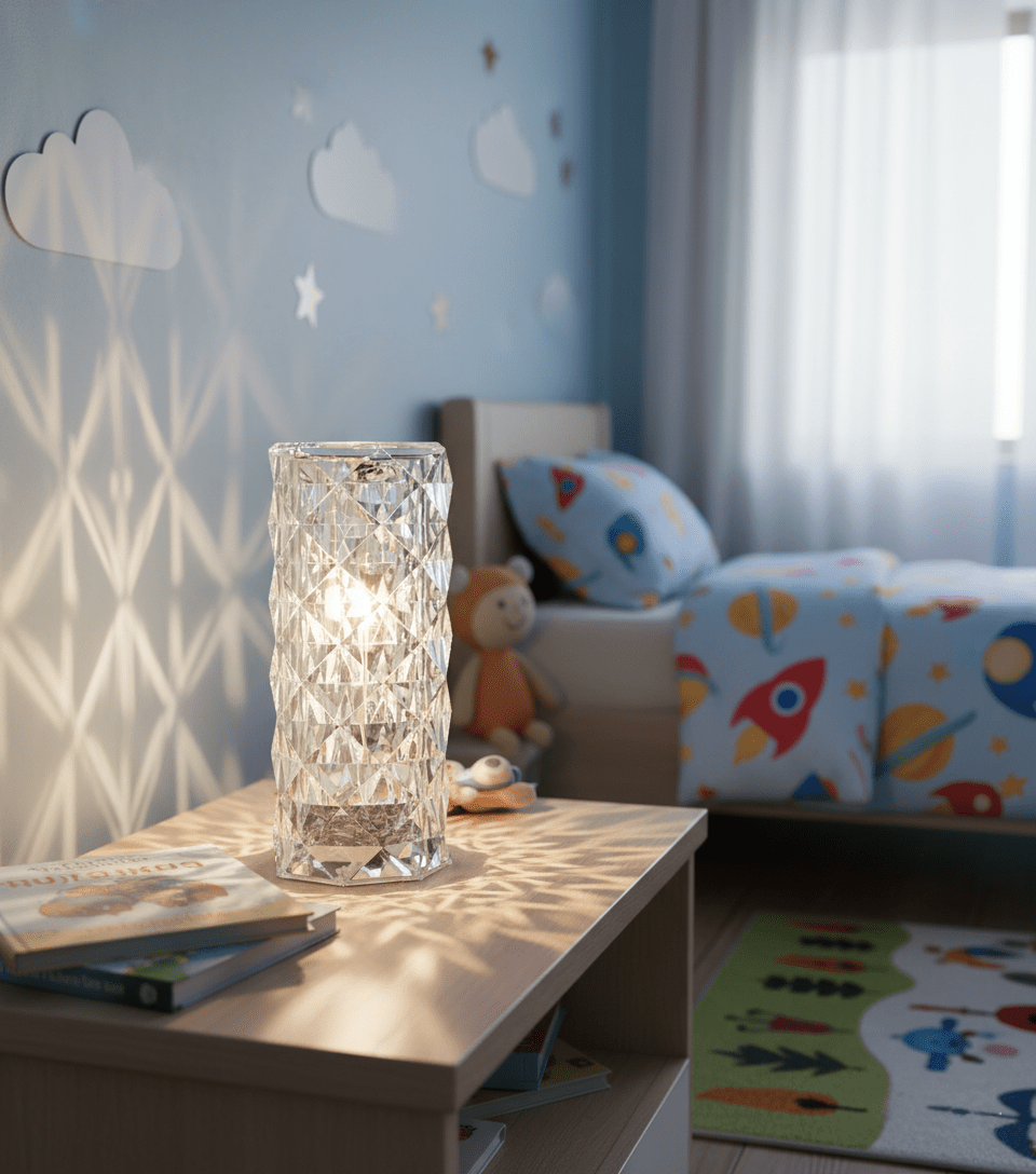 Krystallampe - 16 Farver og Touch