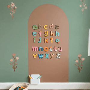 KidsBoard - Kreativ Magnettavle til børn - Karamelbrun