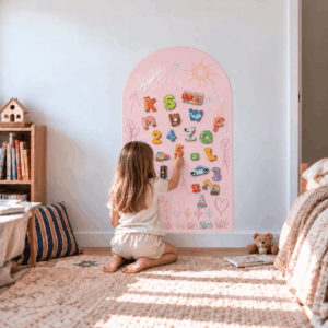 KidsBoard - Kreativ Magnettavle til børn - Pastel Pink